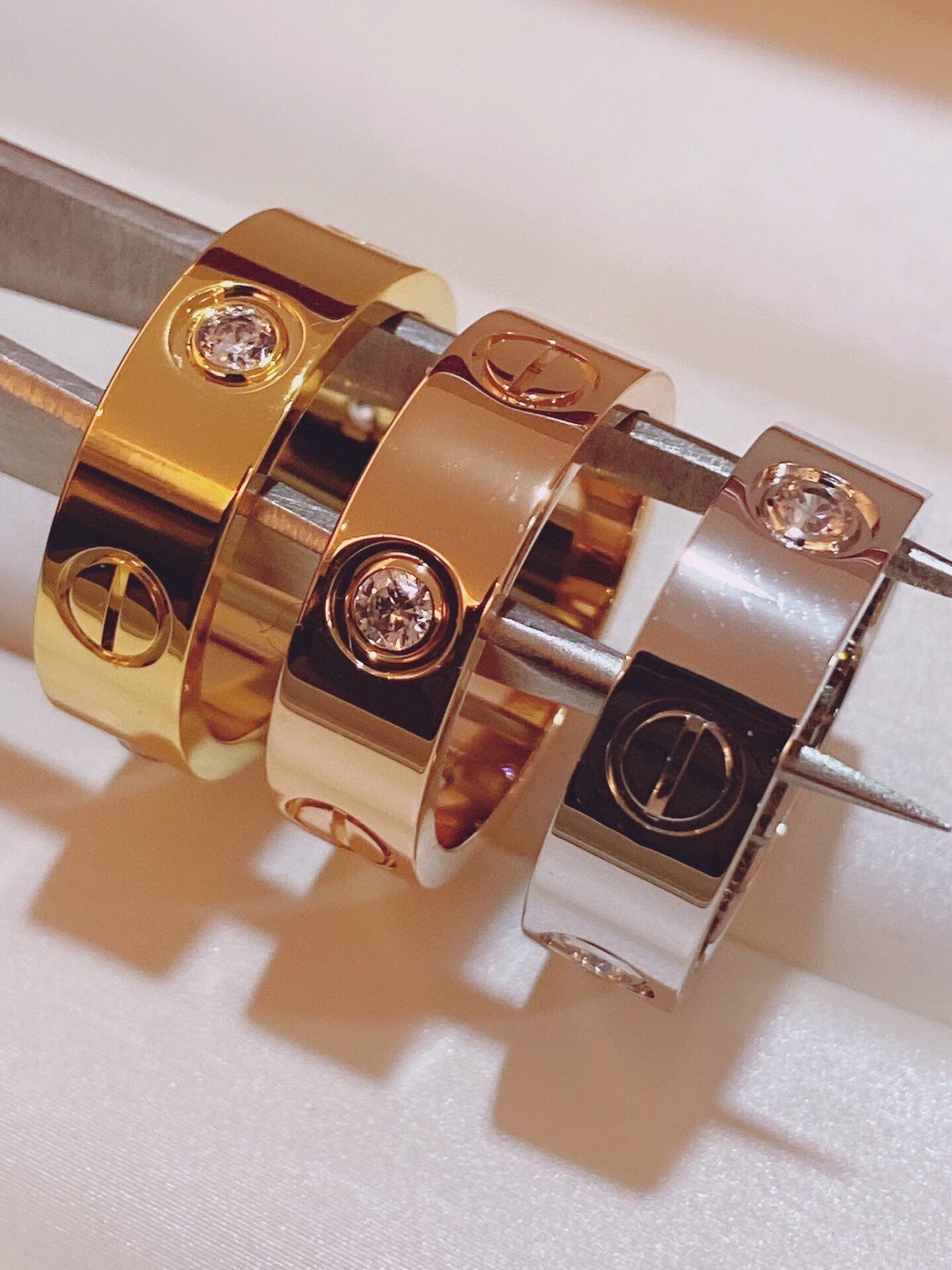 [⭐Maelin]Three-Diamond Ring