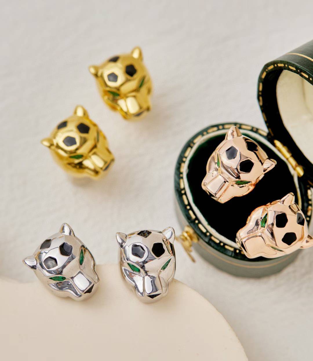 [⭐Maelin]CHRRTAH-PRINT STUD EARRINGS, THREE COLORS