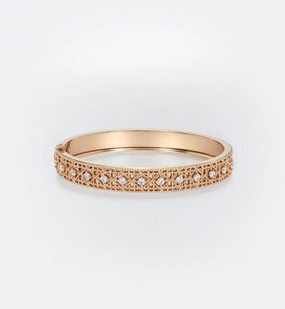 [⭐Maelin]2026 WOVEN-PATTERN BRACELET SET WITH FULL DIAMOND INLAY THREE-COLORS