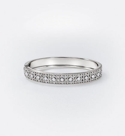 [⭐Maelin]2026 WOVEN-PATTERN BRACELET SET WITH FULL DIAMOND INLAY THREE-COLORS