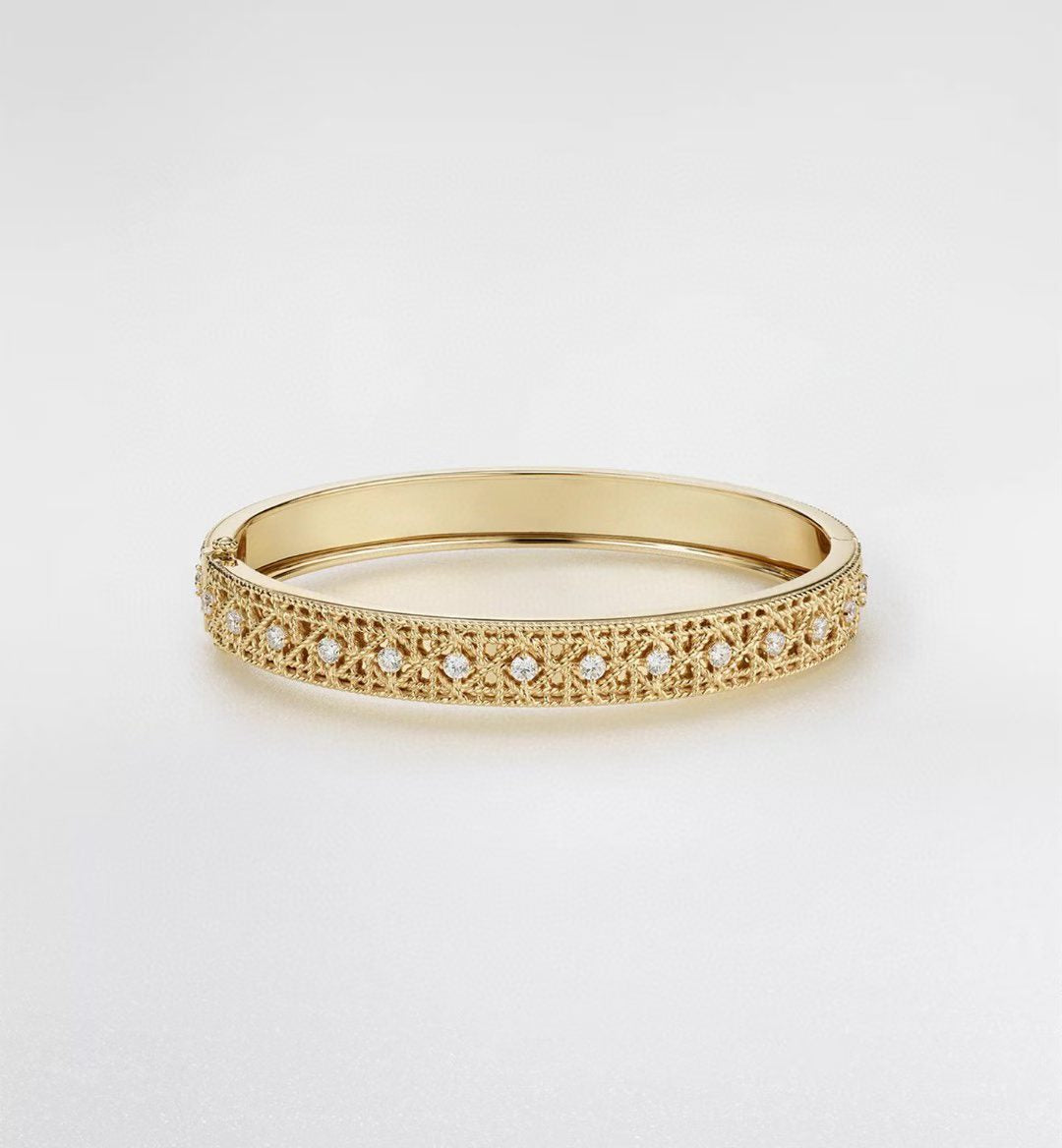 [⭐Maelin]2026 WOVEN-PATTERN BRACELET SET WITH FULL DIAMOND INLAY THREE-COLORS