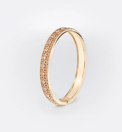 [⭐Maelin]2026 WOVEN-PATTERN BRACELET SET WITH FULL DIAMOND INLAY THREE-COLORS