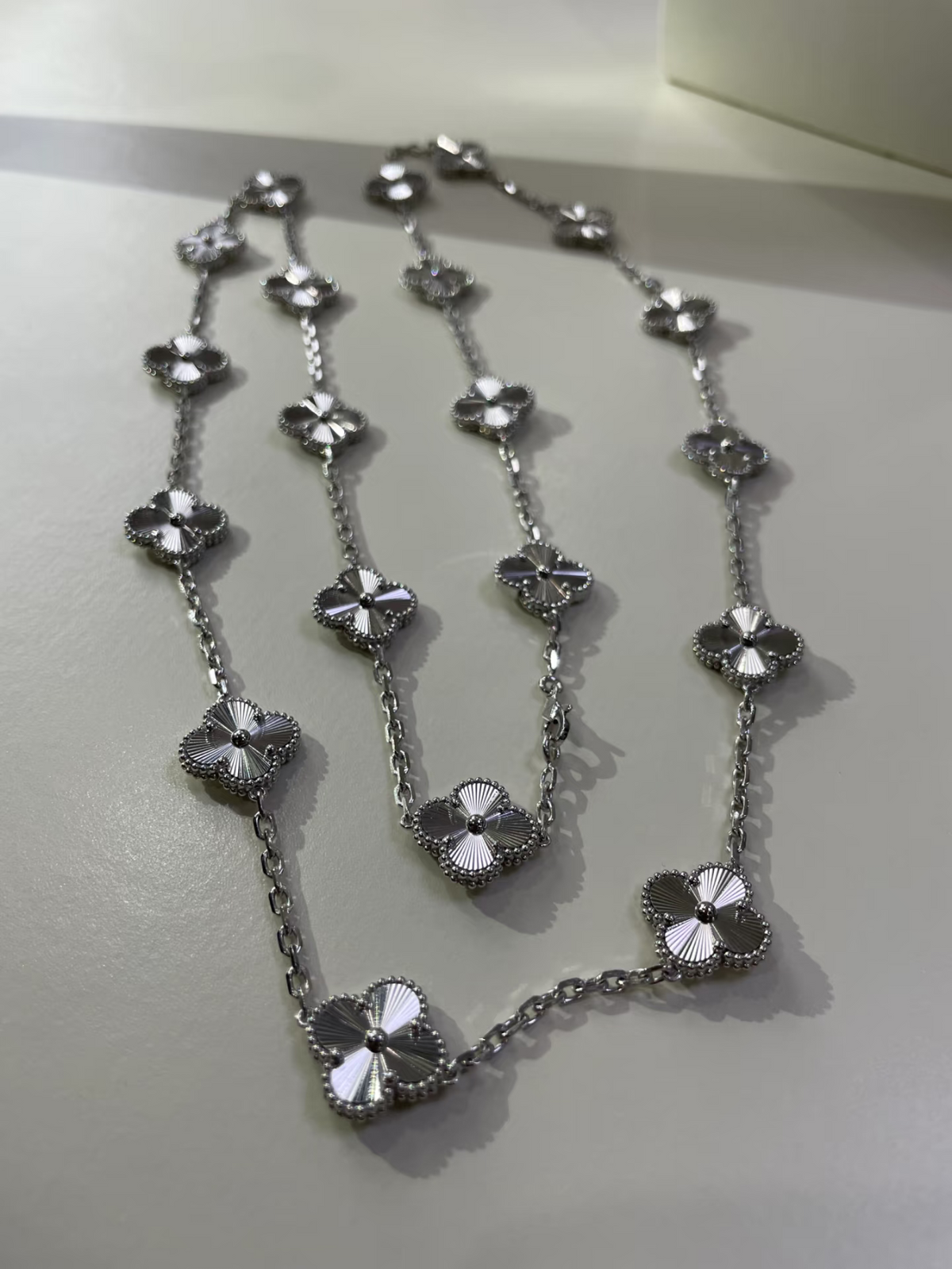 [⭐Maelin]CLOVER 20 MOTIFS SILVER LASER