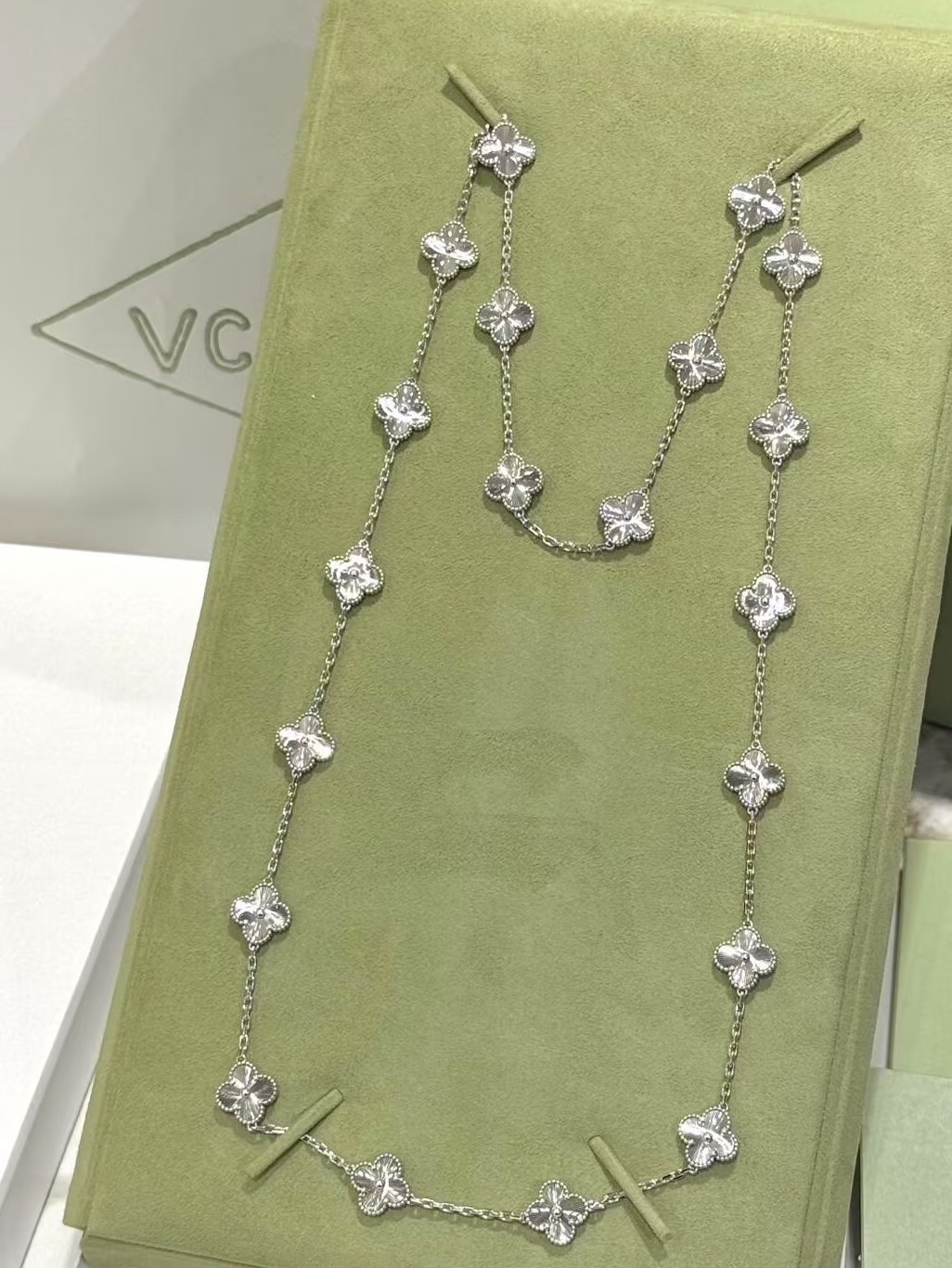 [⭐Maelin]CLOVER 20 MOTIFS SILVER LASER