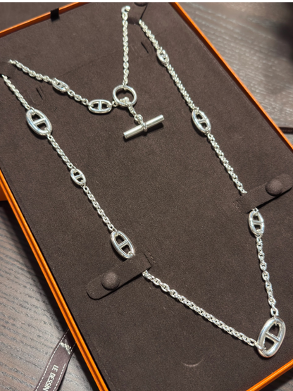 [⭐Maelin]Classic Silver Sweater Chain