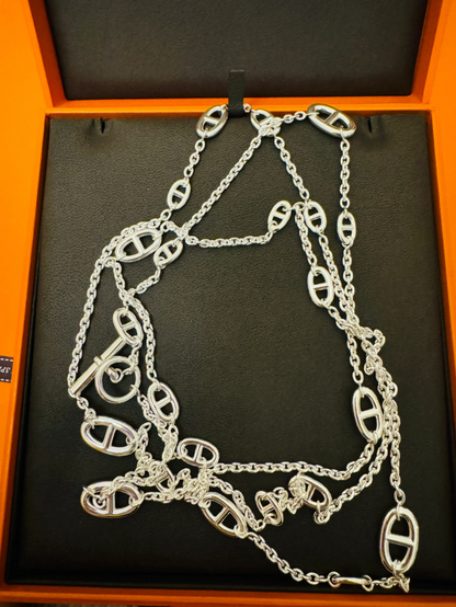 [⭐Maelin]Classic Silver Sweater Chain