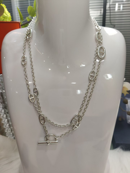 [⭐Maelin]Classic Silver Sweater Chain