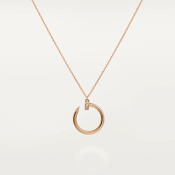 [⭐Maelin]JUSTE NECKLACE PINK GOLD
