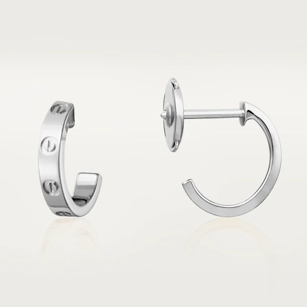 [⭐Maelin]LOVE EARRINGS 2.65MM SILVER