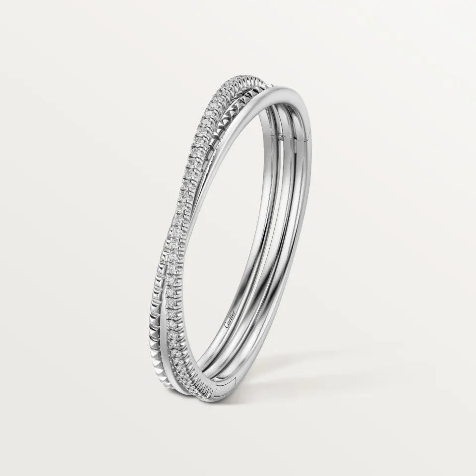 [⭐Maelin]ETINCELLE HALF-PAVED DIAMOND BRACELET