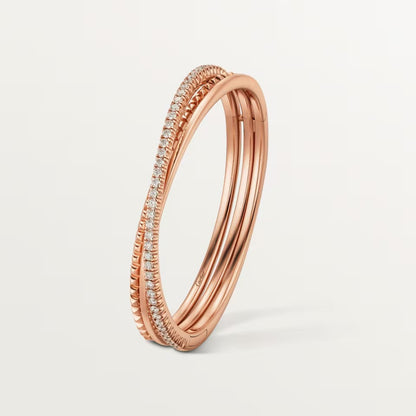 [⭐Maelin]ETINCELLE HALF-PAVED DIAMOND BRACELET