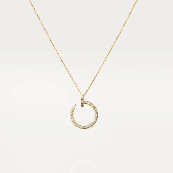 [⭐Maelin]JUSTE NECKLACE GOLD DIAMONDS