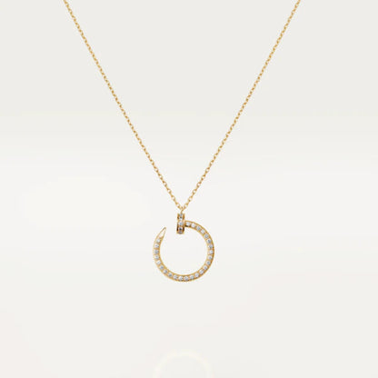 [⭐Maelin]JUSTE NECKLACE GOLD DIAMONDS