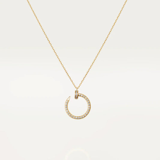 [⭐Maelin]JUSTE NECKLACE GOLD DIAMONDS