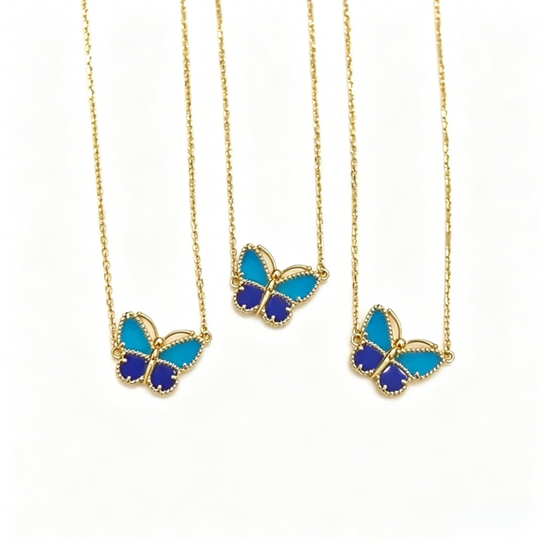 [⭐Maelin]  2026 NEW LUCKY BUTTERFLY 1 MOTIFS NECKLACE