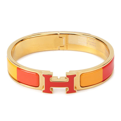 [⭐Maelin]H BRACELET ORANGE RAINBOW CERAMIC