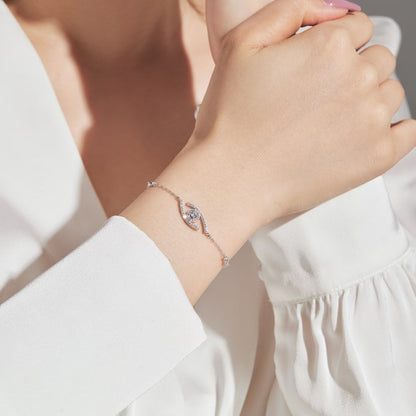 [⭐Maelin]Demo Eye Pave-Set Diamond Bracelet