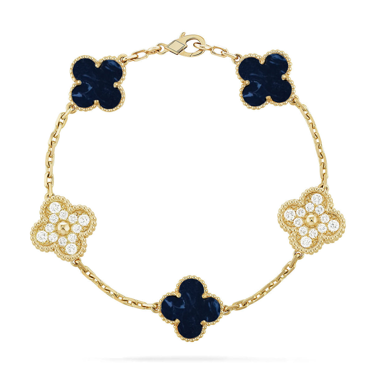 [⭐Maelin]CLOVER 5 MOTIF PIETERSITE BRACELET COLLECTION