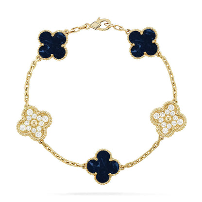 [⭐Maelin]CLOVER 5 MOTIF PIETERSITE BRACELET COLLECTION