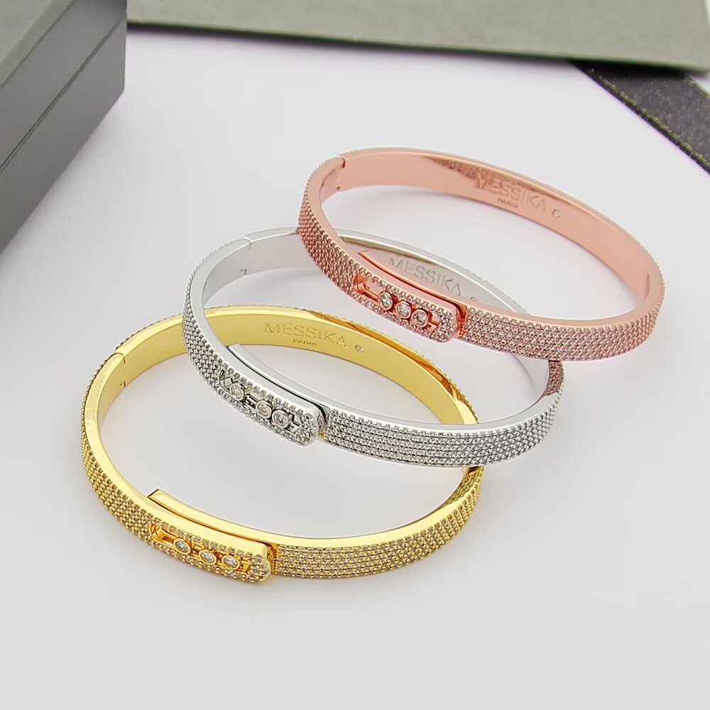 [⭐Maelin]Move Noa Full Pavé Diamond Bangle Bracelet