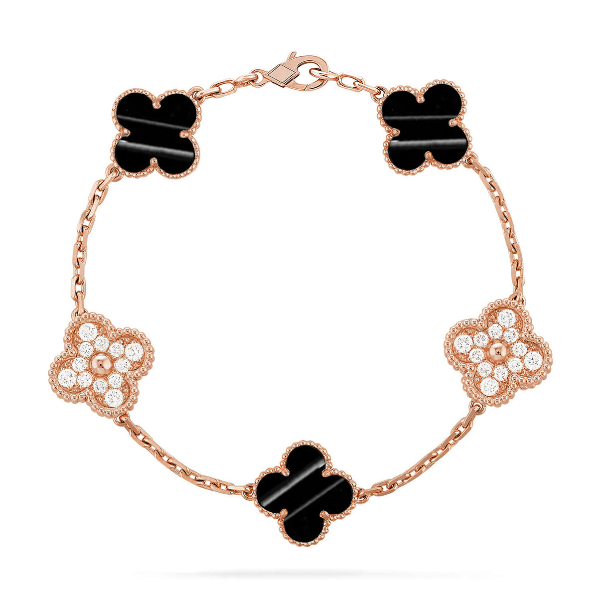 [⭐Maelin] CLOVER 5 MOTIF PULSAR STONE BRACELET COLLECTION