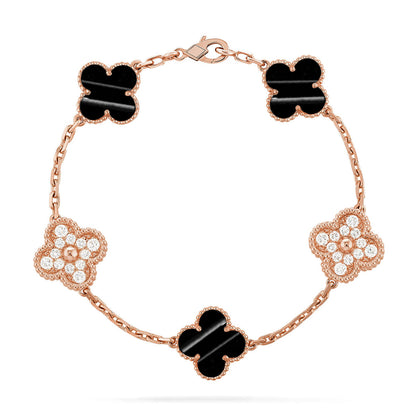 [⭐Maelin] CLOVER 5 MOTIF PULSAR STONE BRACELET COLLECTION