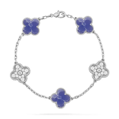 [⭐Maelin]CLOVER 5 MOTIF BLUE VEINS BRACELET COLLECTION