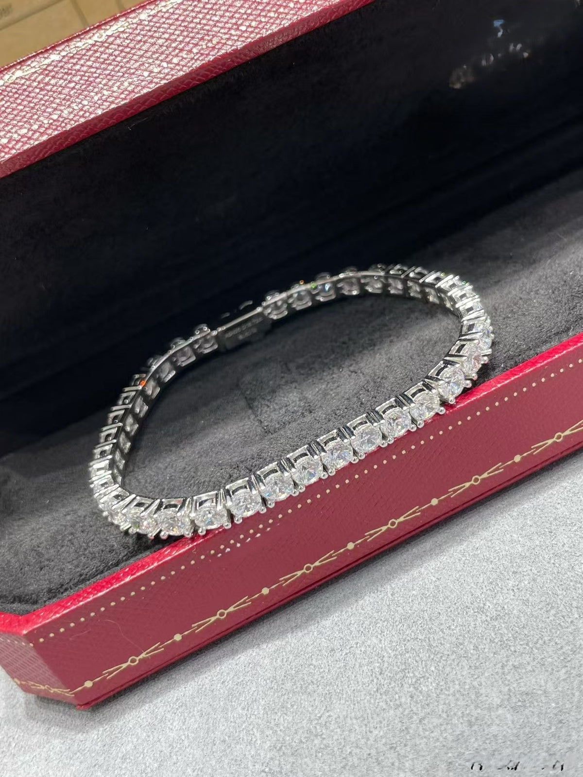 [⭐Maelin jewelrys]TENNIS BRACELET WITH FULL DIAMOND SETTING