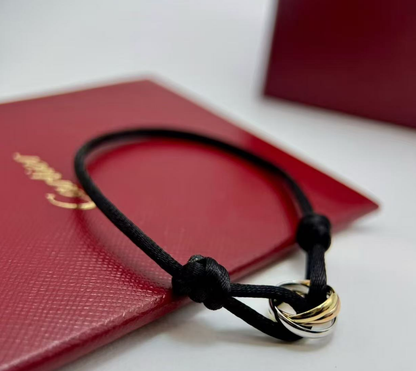 [⭐Maelin]THREE-RING SELF-ADJUSTING CORD BRACELET