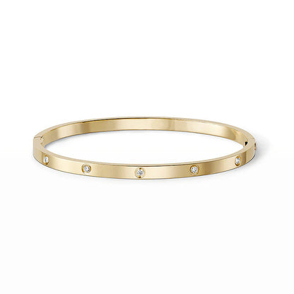[⭐Maelin]LOVE BRACELET 3.65MM 10 DIAMONDS