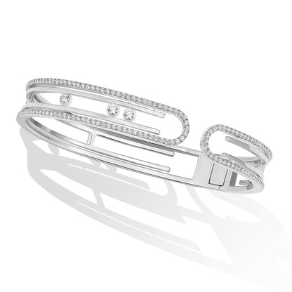 [⭐Maelin]MOVE 10TH PAVED DIAMOND BRACELET
