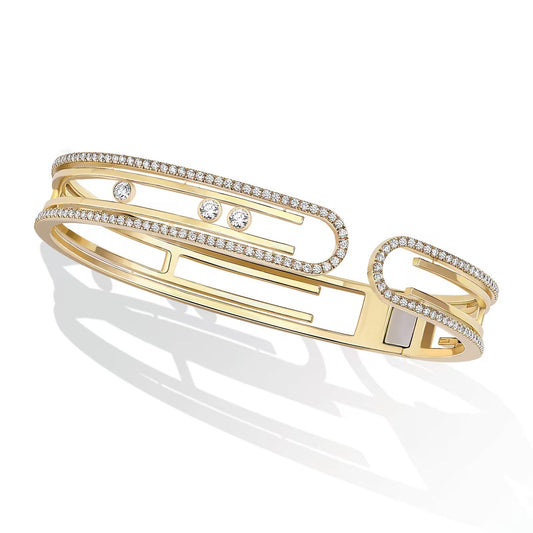 [⭐Maelin]MOVE 10TH PAVED DIAMOND BRACELET