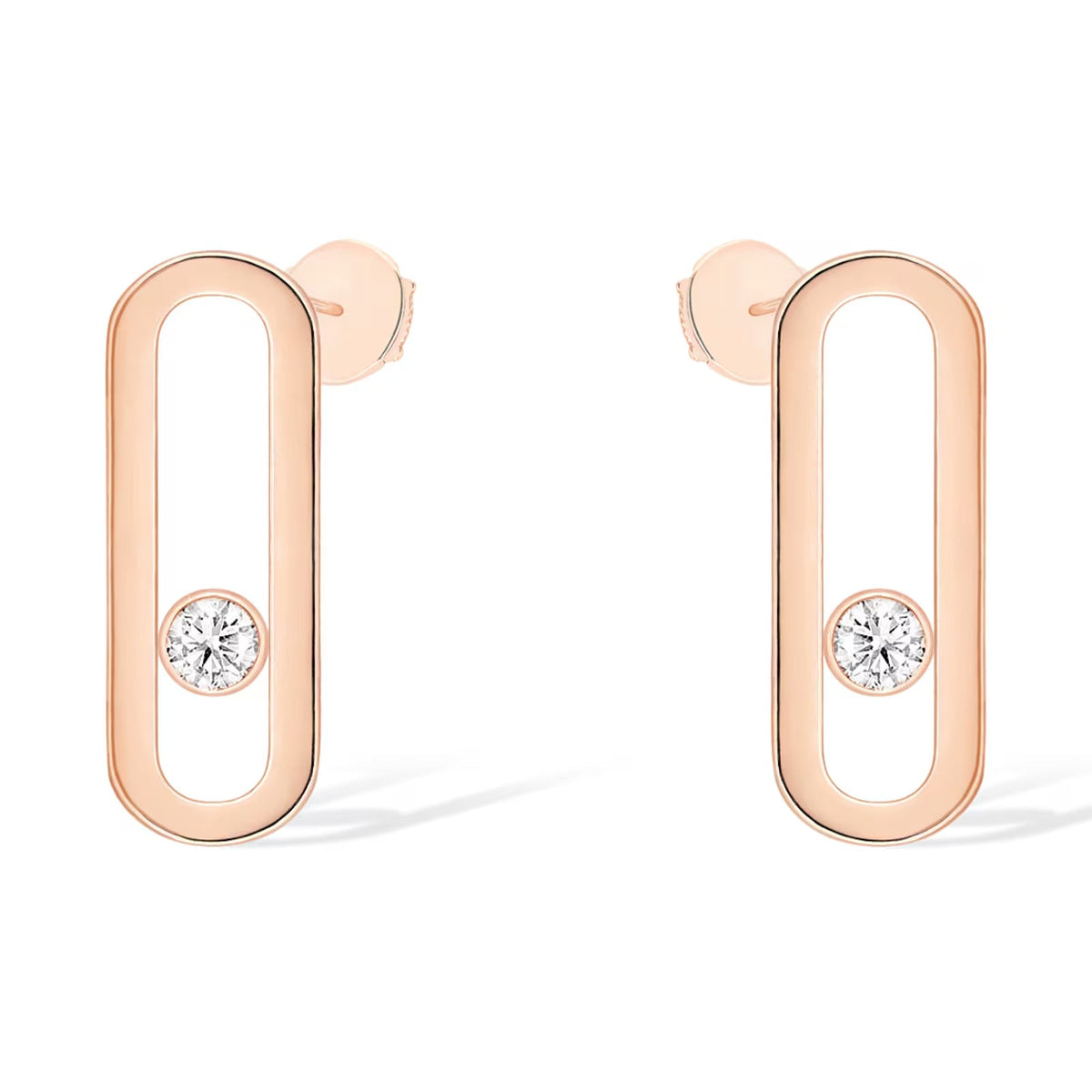[⭐Maelin]MOVE UNO SMALL 1 DIAMOND EARRINGS