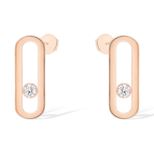 [⭐Maelin]MOVE UNO SMALL 1 DIAMOND EARRINGS
