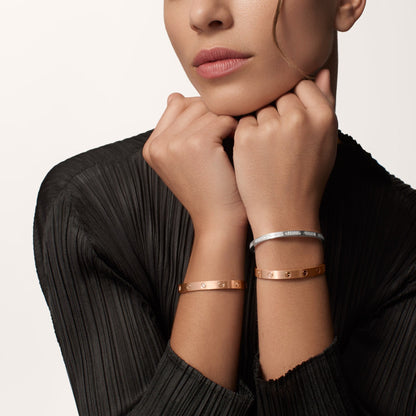 [⭐Maelin]LOVE BRACELET 6.1MM BRUSHED