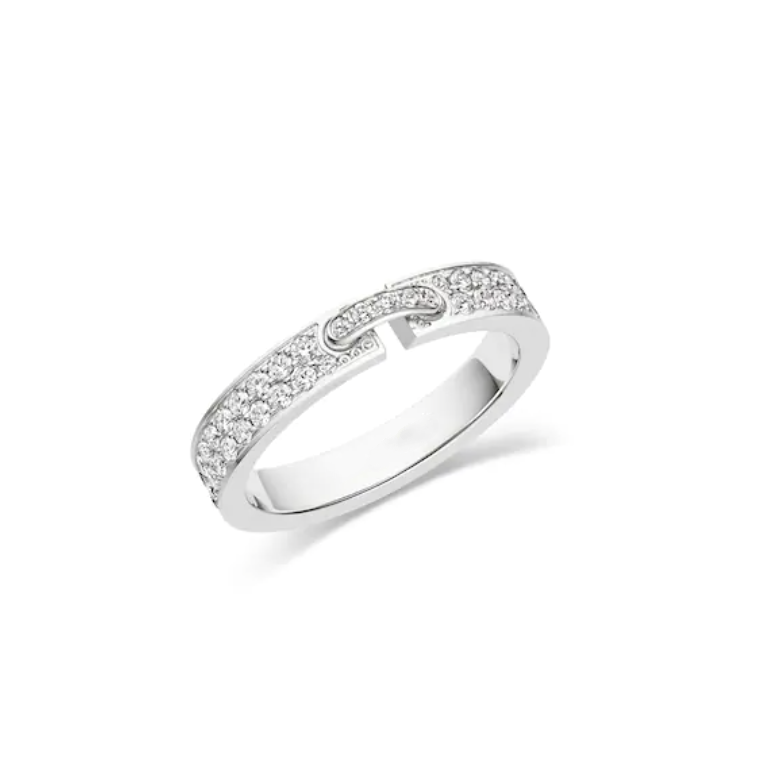 [⭐Maelin]ALLIANCE LIENS VIDENCE PAVED DIAMOND 4MM RING
