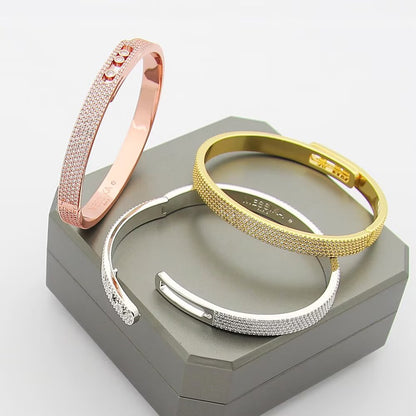 [⭐Maelin]Move Noa Full Pavé Diamond Bangle Bracelet