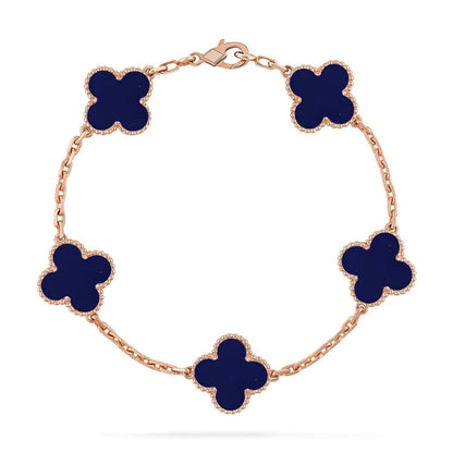 [⭐Maelin]CLOVER 5 MOTIF LAPIS LAZULI BRACELET COLLECTION