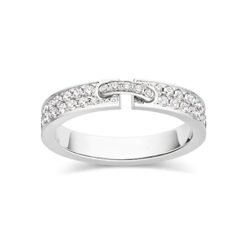 [⭐Maelin]ALLIANCE LIENS VIDENCE PAVED DIAMOND 4MM RING