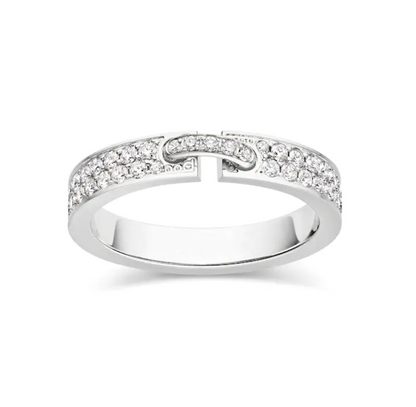 [⭐Maelin]ALLIANCE LIENS VIDENCE PAVED DIAMOND 4MM RING