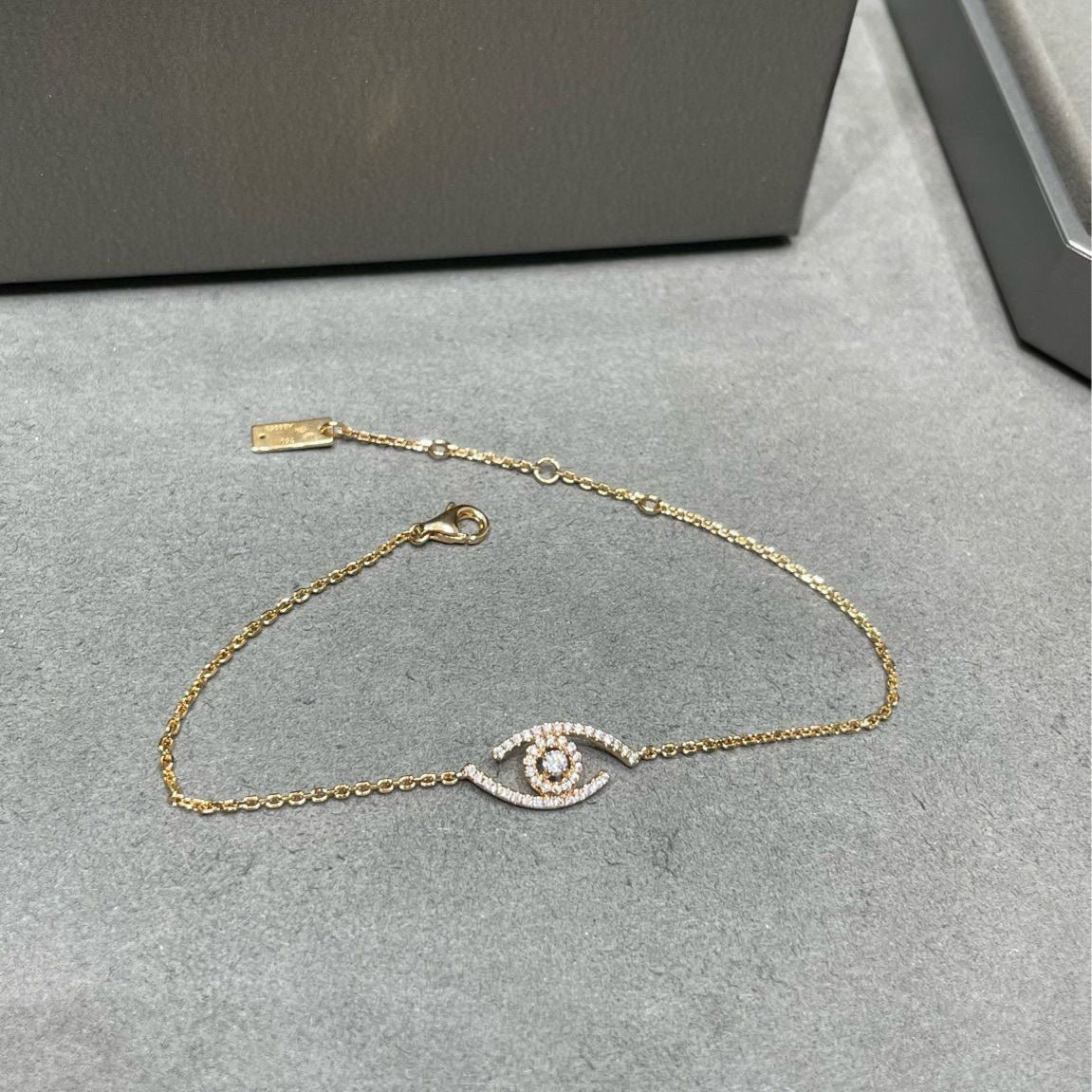 [⭐Maelin]Demo Eye Pave-Set Diamond Bracelet