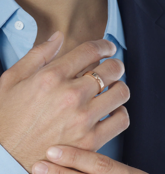 [⭐Maelin]ALLIANCE LIENS VIDENCE 4MM RING
