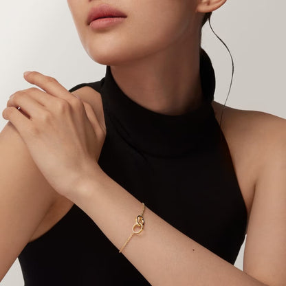 [⭐Maelin]LOVE BRACELET DOUBLE RING