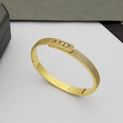 [⭐Maelin]Move Noa Full Pavé Diamond Bangle Bracelet
