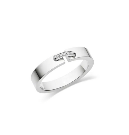 [⭐Maelin]ALLIANCE LIENS VIDENCE DIAMOND 4MM RING