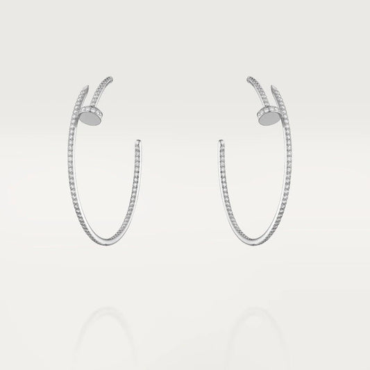 [⭐Maelin]JUSTE EARRINGS FULL DIAMONDS 1.8MM