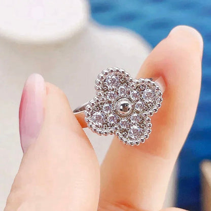 [⭐Maelin]CLOVER DIAMOND RING