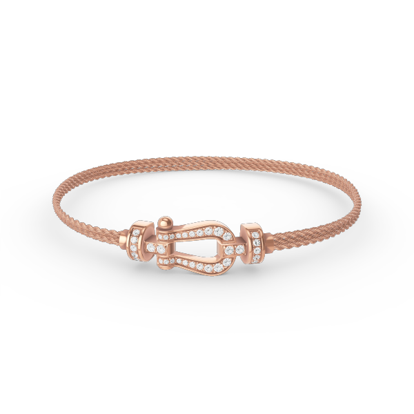 [⭐Maelin]FORCE SMALL HORSESHOE  DIAMOND CHAIN ROPE BRACELET