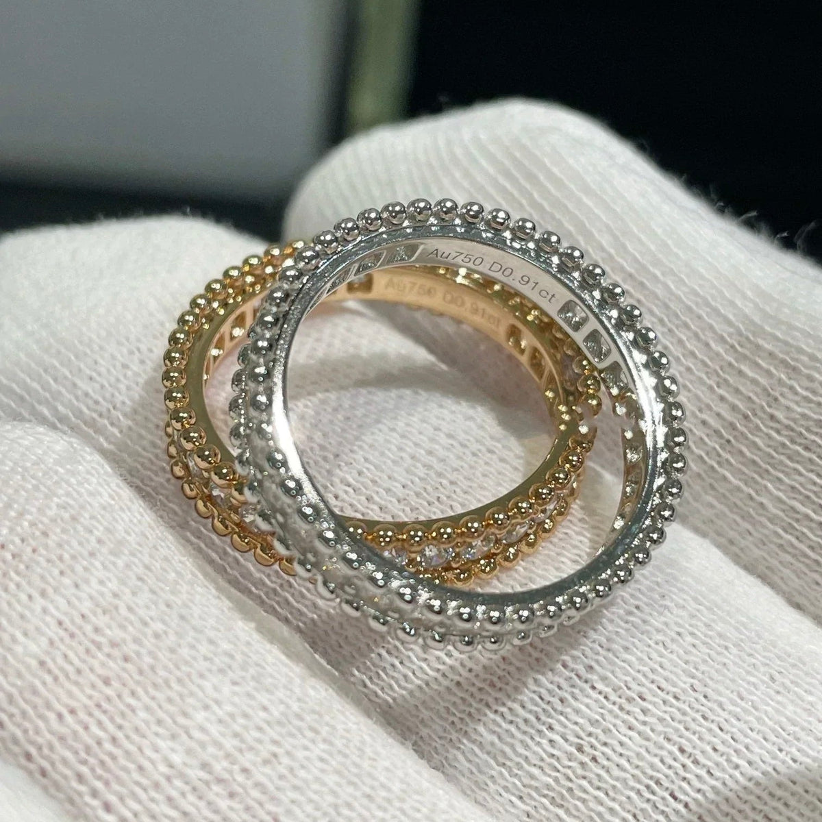 [⭐Maelin]PERLEE DIAMOND ROSE GOLD RING
