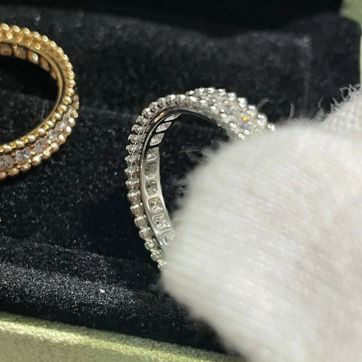 [⭐Maelin]PERLEE DIAMOND ROSE GOLD RING
